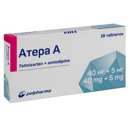 Atera A tablets 40mg+5mg No. 28
