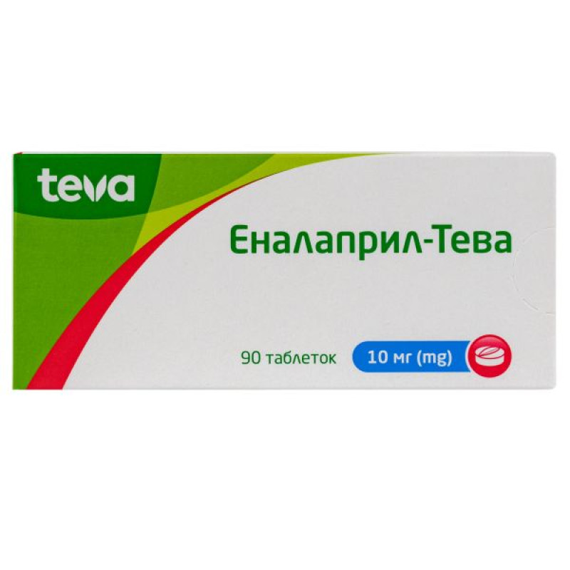 Enalapril-Teva tablets 10 mg No. 90