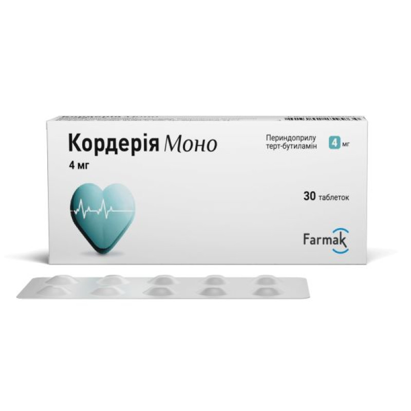 Corderia Mono tablets 4 mg blister No. 30