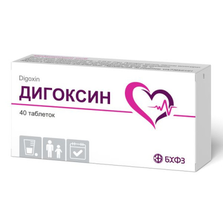 Digoxin tablets 0.25 mg blister No. 40