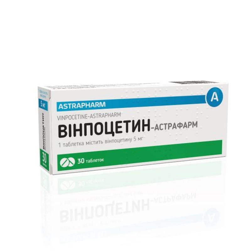 Vinpocetine-Astrapharm tablets 5 mg blister No. 30