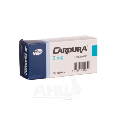 Cardura tablets 2 mg blister No. 30