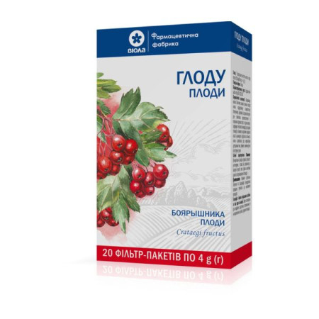Hawthorn fruits 4 g filter bag No. 20