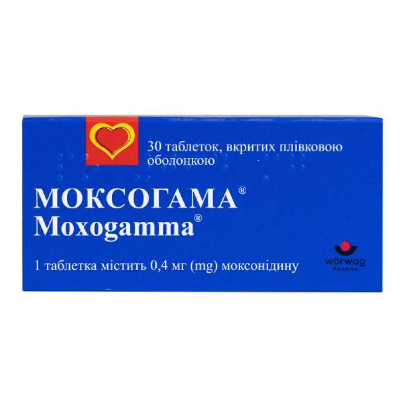Moxogama film-coated tablets 0.4 mg No. 30
