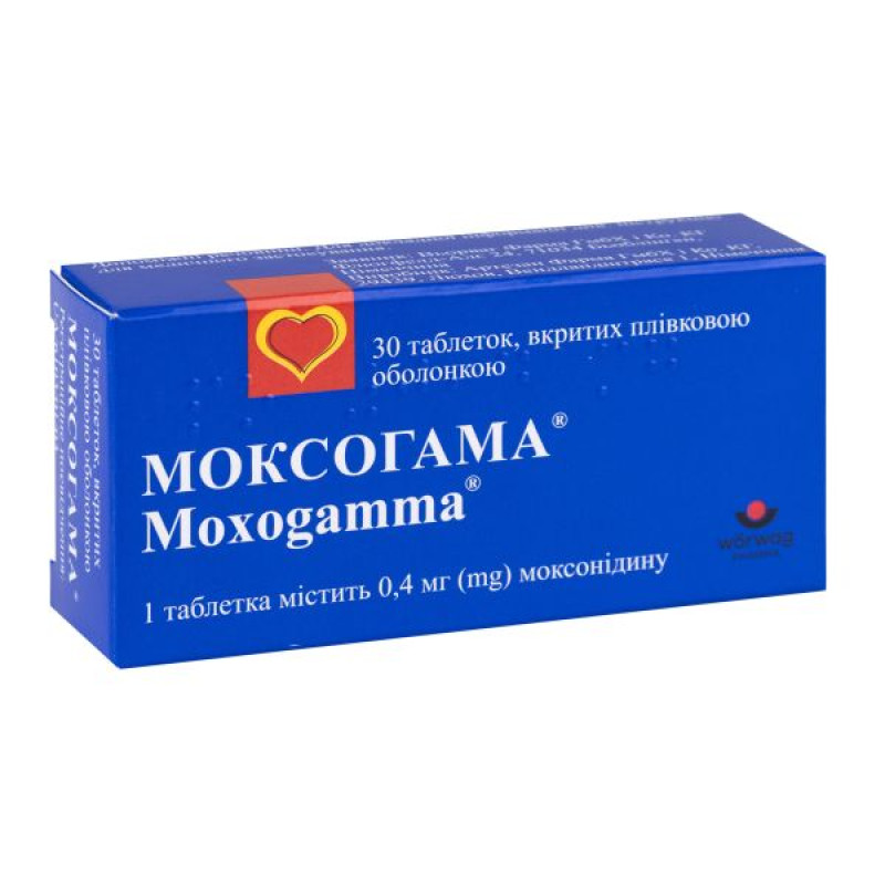 Moxogama film-coated tablets 0.4 mg No. 30