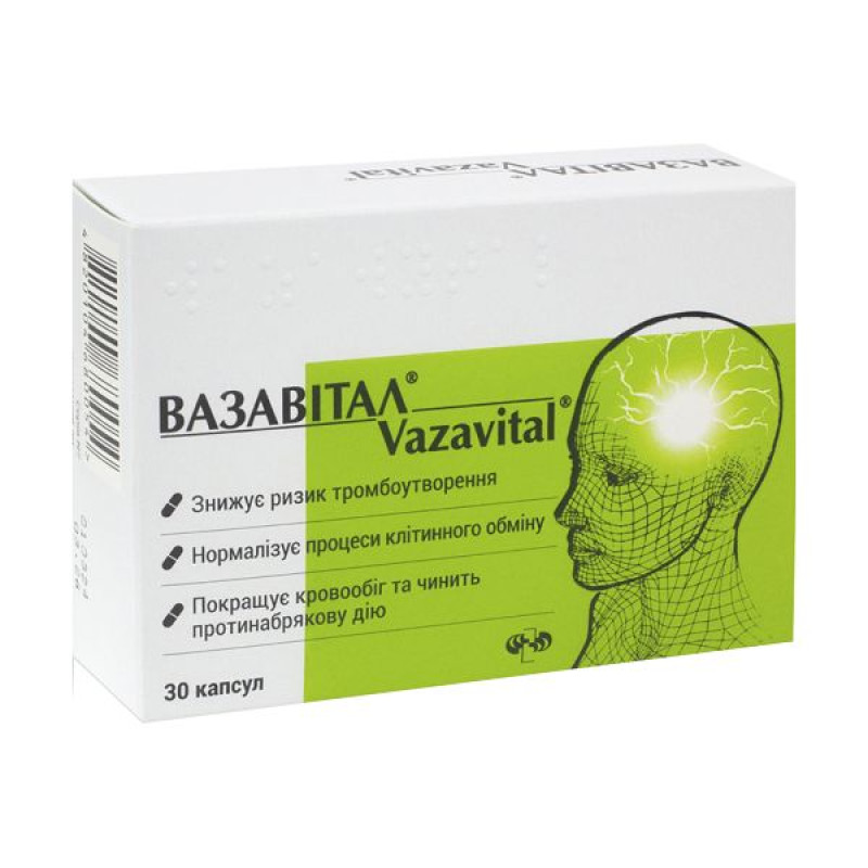 Vasavital capsules blister No. 30