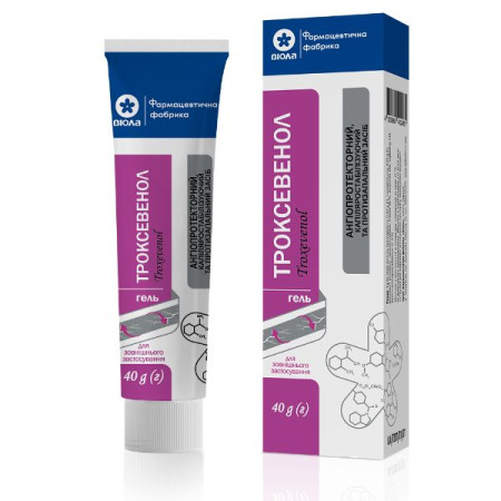Troxevenol gel tube 40 g