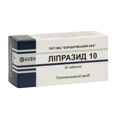 Liprazid 10 tablets blister No. 30