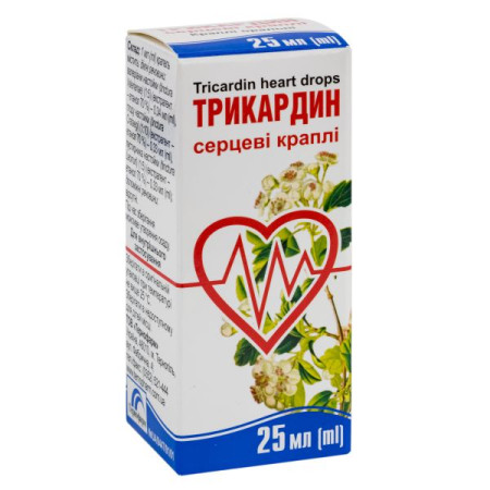 Tricardin heart drops bottle 25 ml
