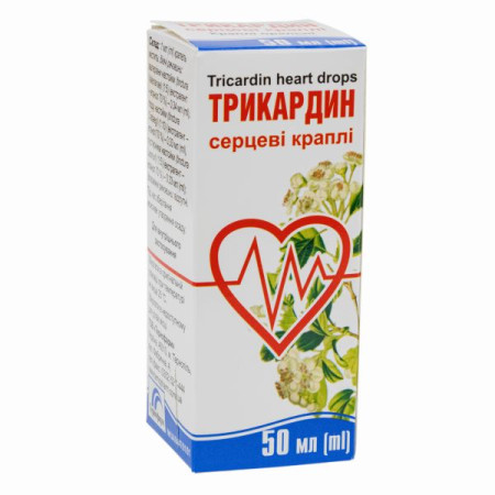 Tricardin heart drops bottle 50 ml