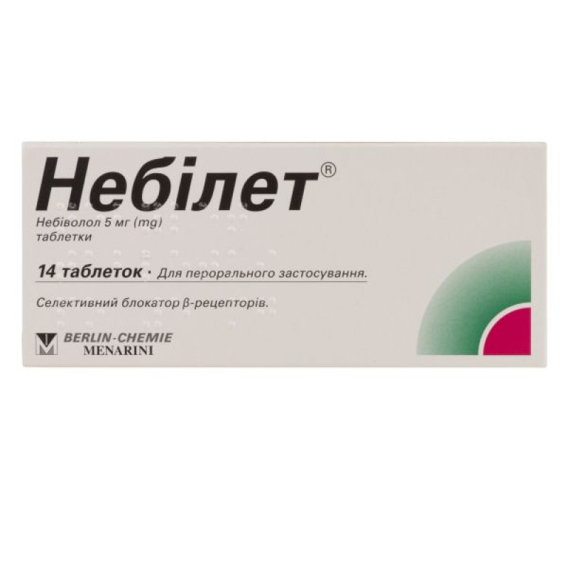Nebilet tablets 5 mg blister No. 14