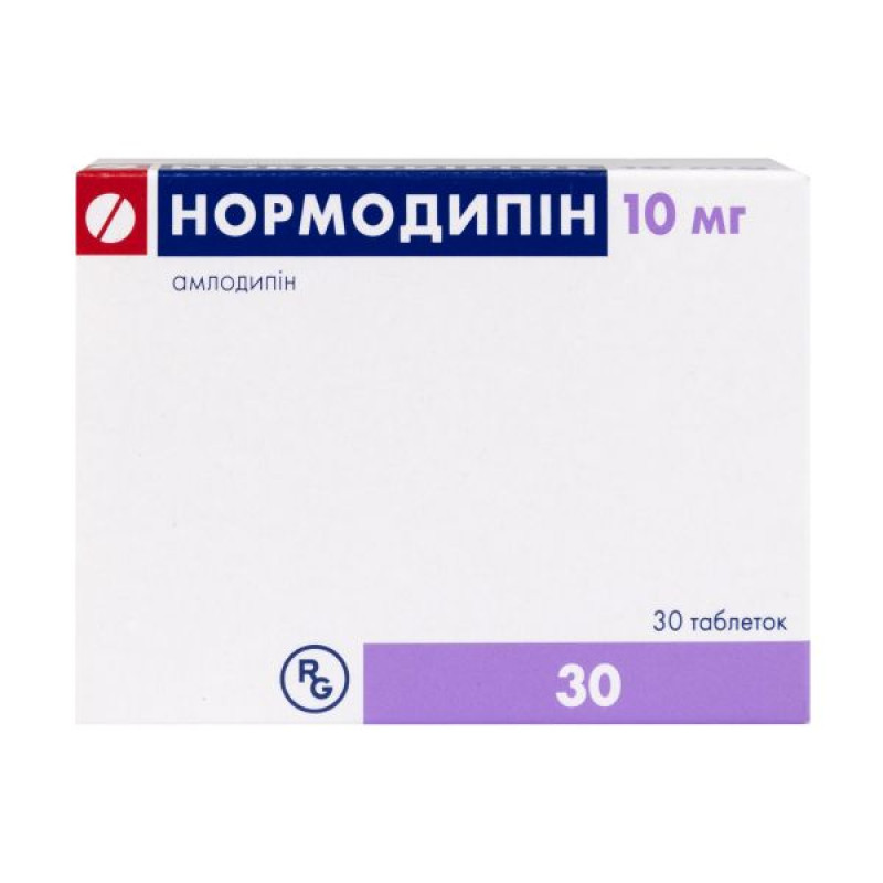 Normodipine tablets 10 mg No. 30