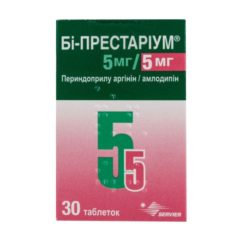 Bi-prestarium 5mg/5mg tablets container No. 30