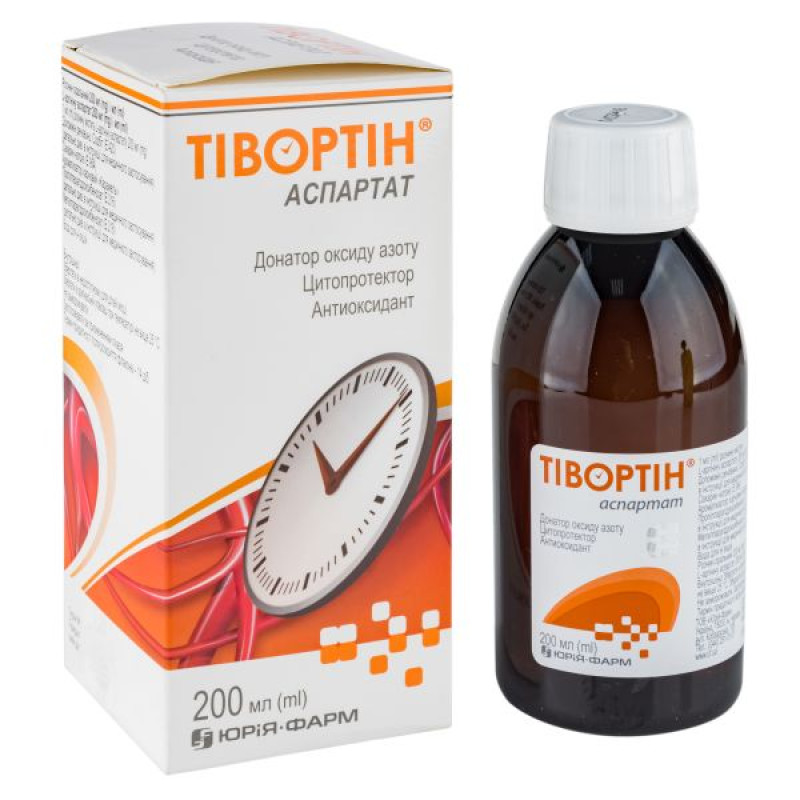 Tivortin aspartate oral solution 200 ml bottle