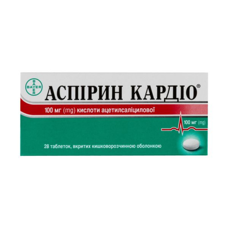 Aspirin Cardio enteric-coated tablets 100 mg blister No. 28