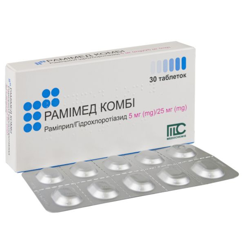 Ramimed combi tablets 5 mg + 25 mg No. 30
