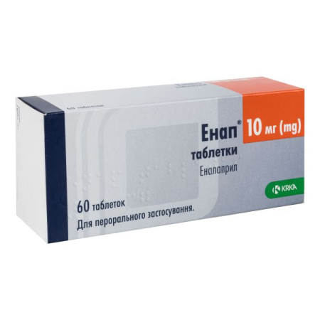 Enap tablets 10 mg blister No. 60