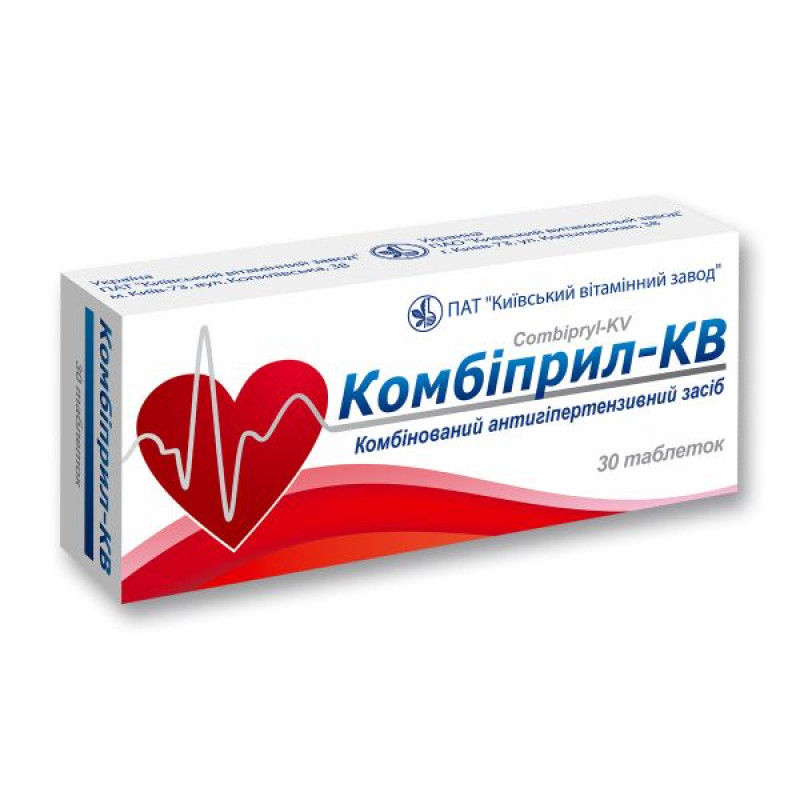 Combipril-KV tablets blister 5mg/10mg No. 30