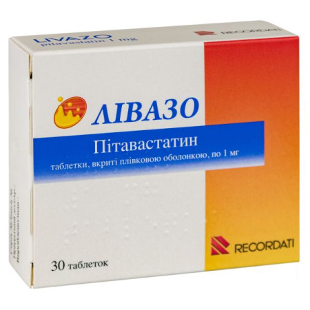 Livazo film-coated tablets 1 mg blister No. 30