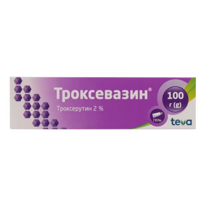 Троксевазин гель 2 % туба 100 г