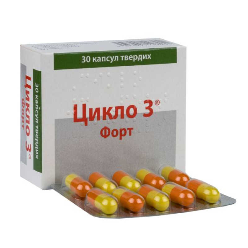 Cyclo 3 Fort hard capsules 400 mg blister No. 30