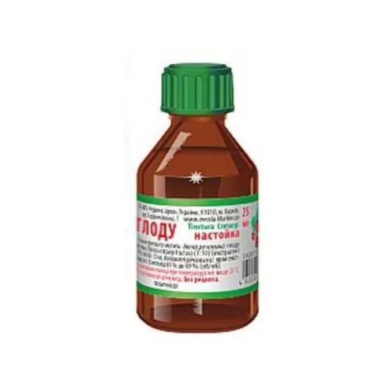 Hawthorn tincture tincture 25 ml bottle