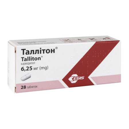 Talliton tablets 6.25 mg blister No. 28