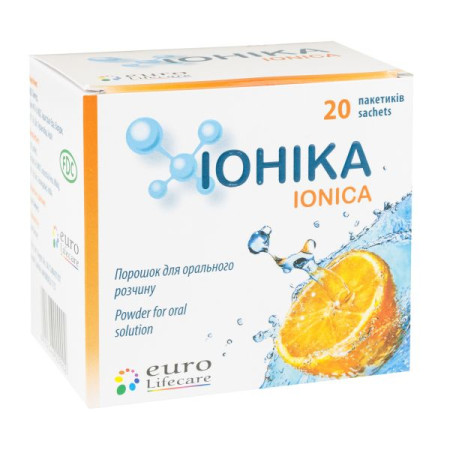 Іоніка порошок для орального розчину пакетик 4,4 г №20