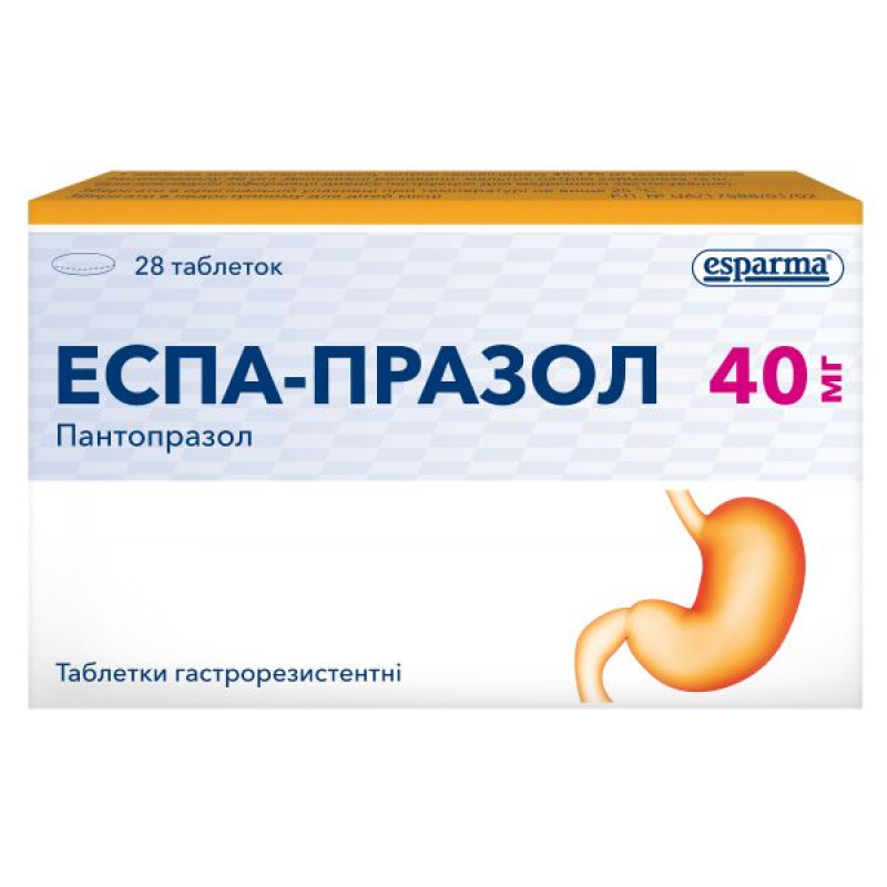Espa-prazole tablets 40 mg No. 28