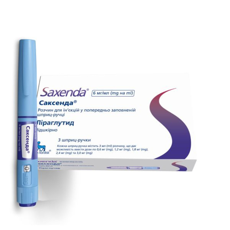 Saxenda solution for injection 6mg/ml 3ml cartridge in syringe pen No. 3