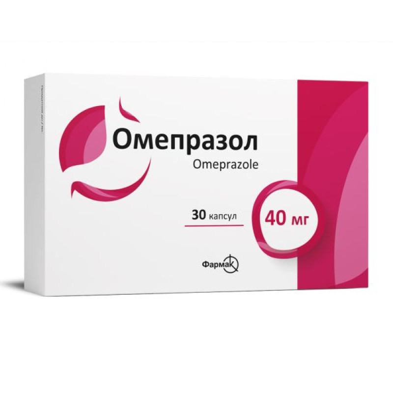 Omeprazole capsules 40 mg No. 30