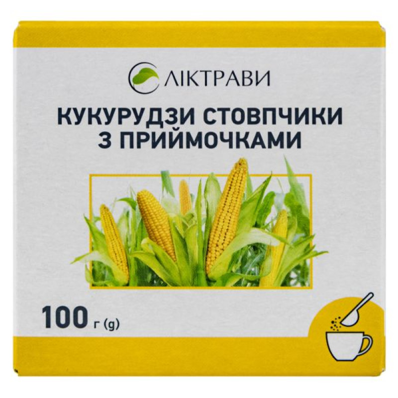 Кукурузные рыльца 100 г пачка с внутренним пакетом