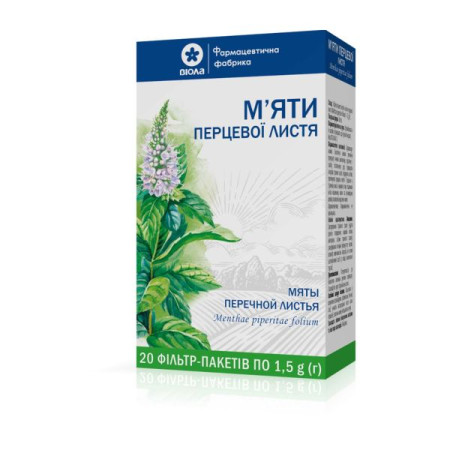 Peppermint leaves 1.5 g filter bag No. 20
