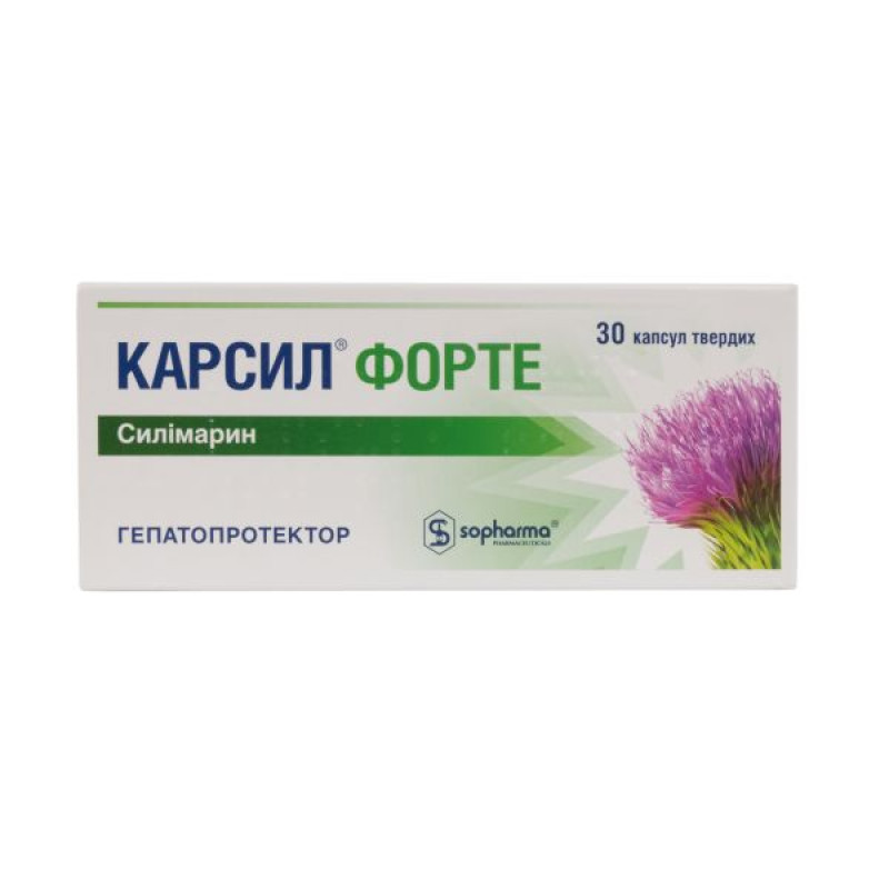 Carsil forte hard capsules 90 mg No. 30