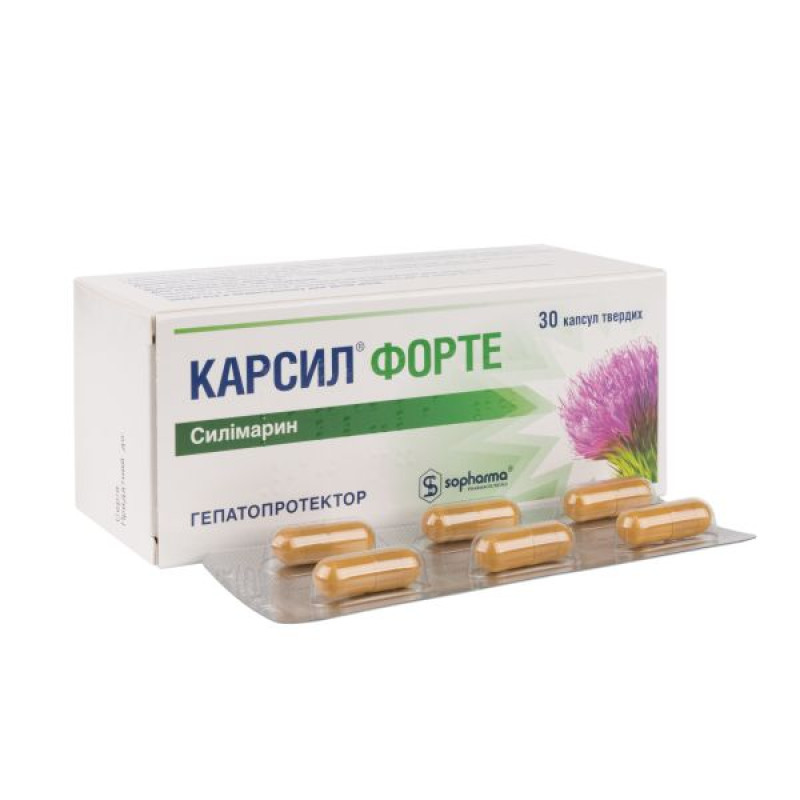Carsil forte hard capsules 90 mg No. 30