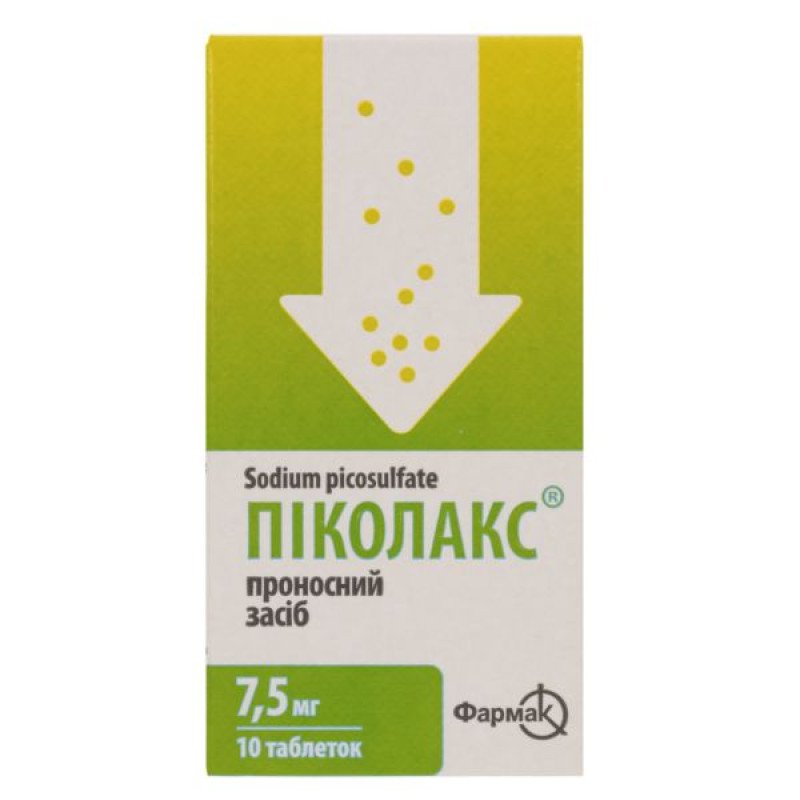 Picolax tablets 7.5 mg blister No. 10