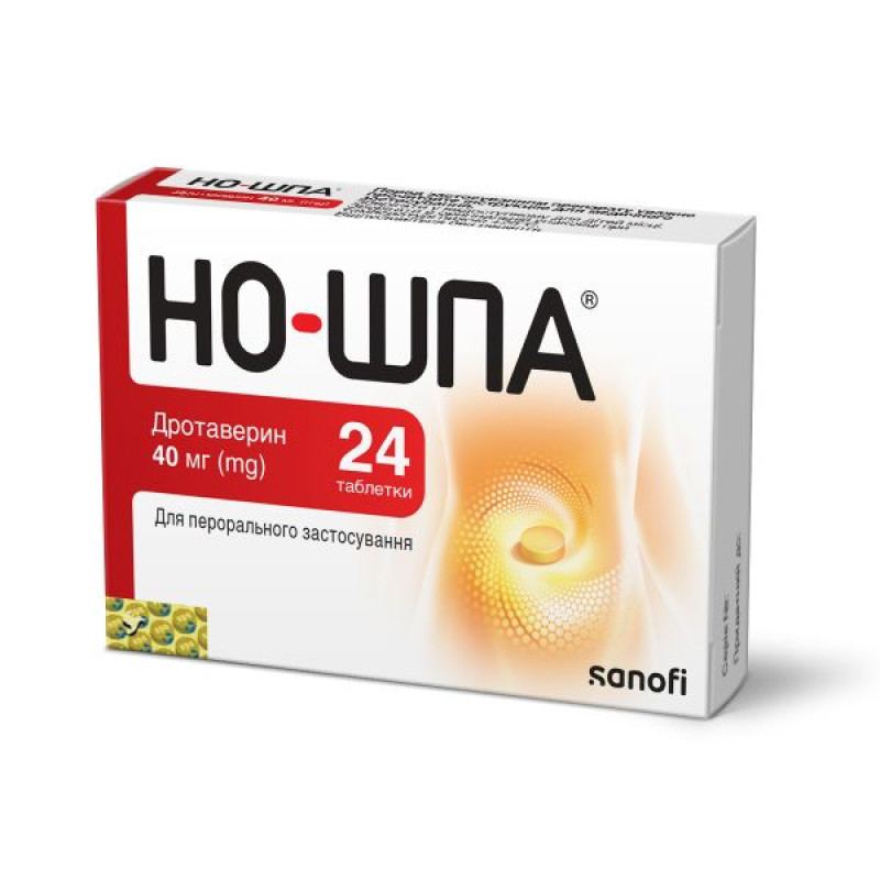 No-shpa tablets 40 mg blister No. 24