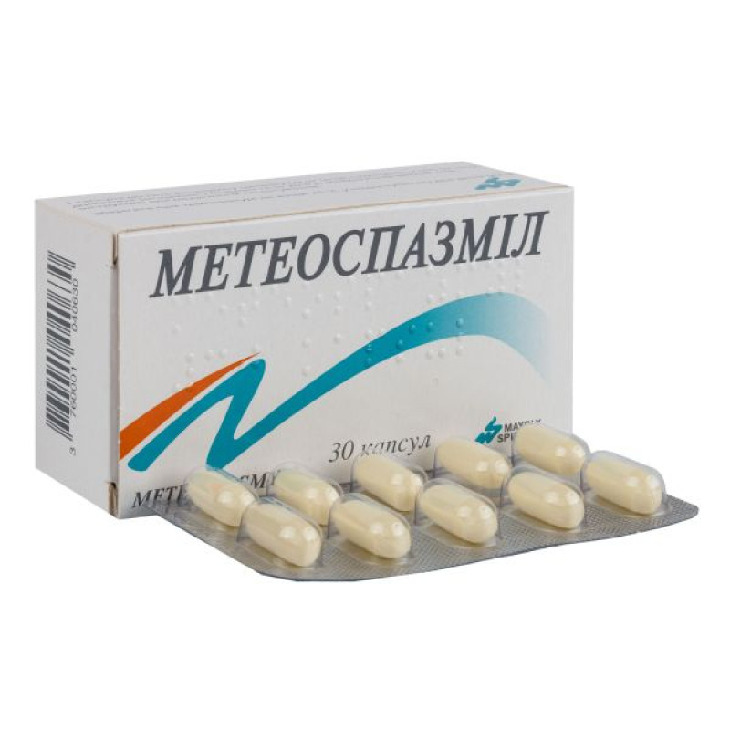 Meteospasmil capsules blister No. 30