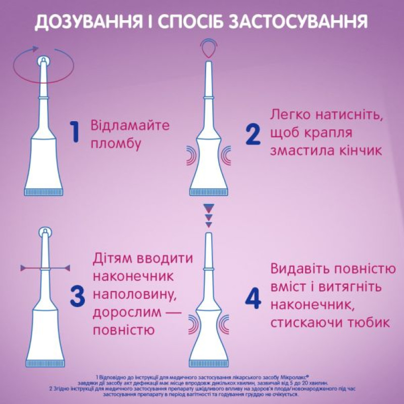 Mikrolaks rectal solution tube 5 ml with universal tip No. 12