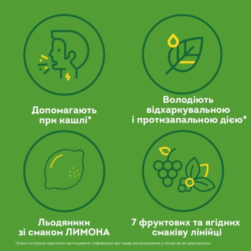 Доктор Мом зі смаком лимона льодяники стрип №20
