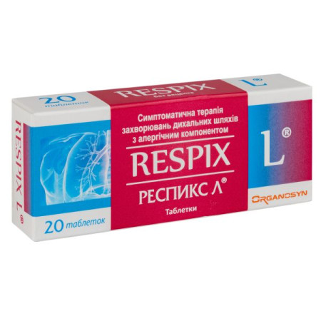 Respiks L tablets blister No. 20