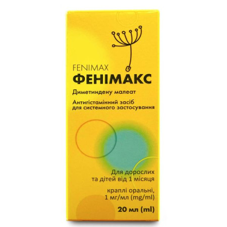 Fenimax oral drops 1 mg/ml bottle 20 ml