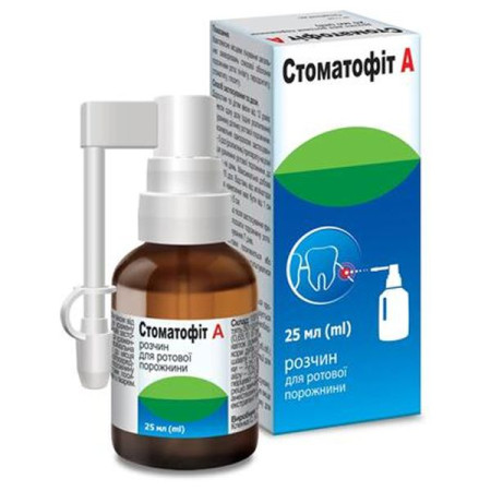 Stomatophyt A oral solution with spray bottle 25 ml