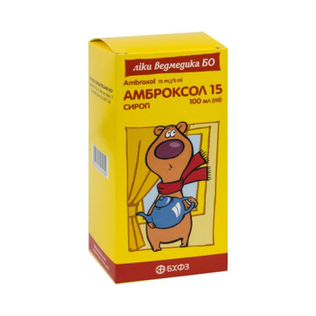 Ambroxol 15 syrup 15 mg/5 ml polymer bottle 100 ml
