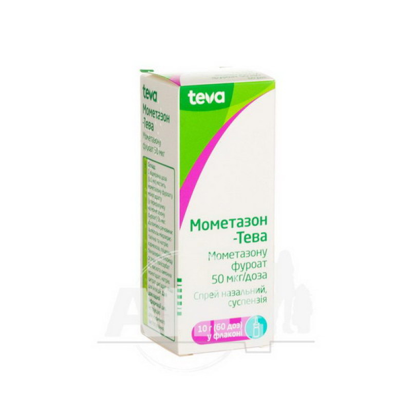 Mometasone-Teva nasal spray suspension 50 mcg/dose bottle of 60 doses