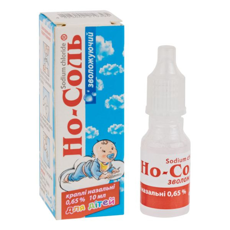 No-sol moisturizing nasal drops 0.65% bottle 10 ml