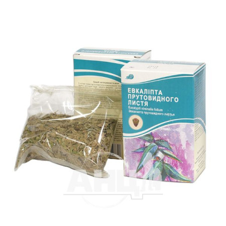 Eucalyptus rod-shaped leaves pack with inner bag 50 g