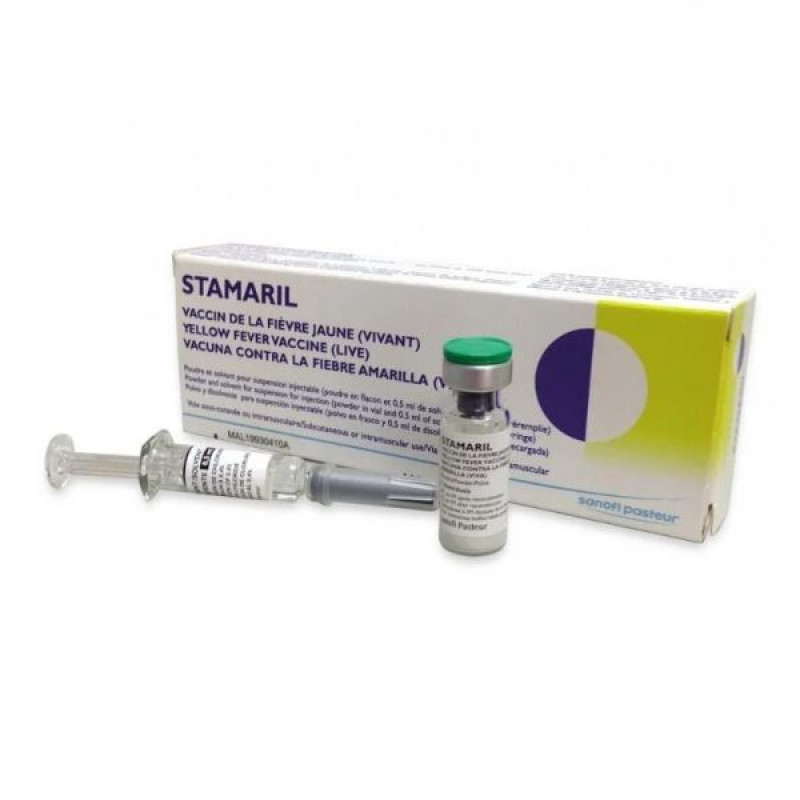 Stamaryl vaccine for the prevention of yellow fever powder for suspension for injection 1 dose vial with solvent in a syringe