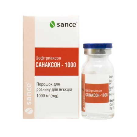 Sanaxon 1000 powder for injection 1000 mg No. 1