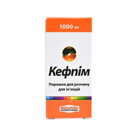 Cefpim powder for injection 1000 mg No. 1